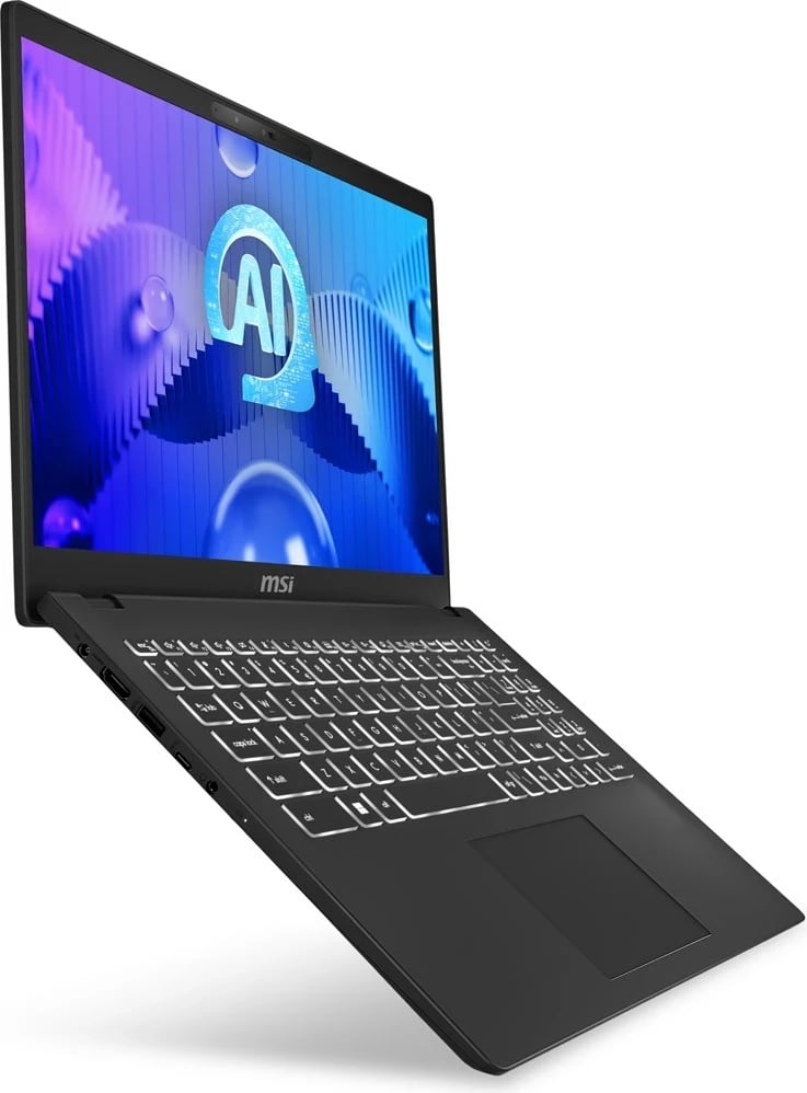 Laptop MSI Modern 15 H AI C1MG-210PL, Intel Core Ultra 5, 15.6", 16 GB RAM, 512 GB SSD, Wi-Fi 6E, Windows 11 Home, Zi