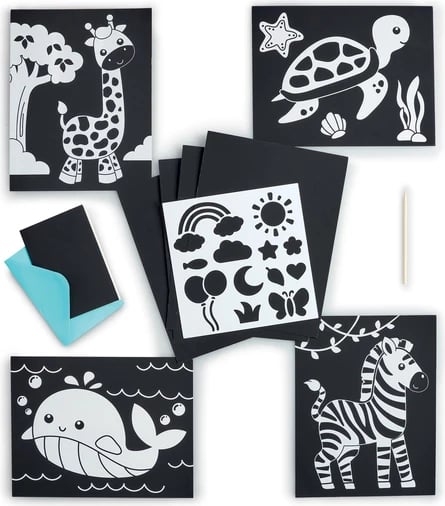 OOTB RAINB SCRTCH ART CDU