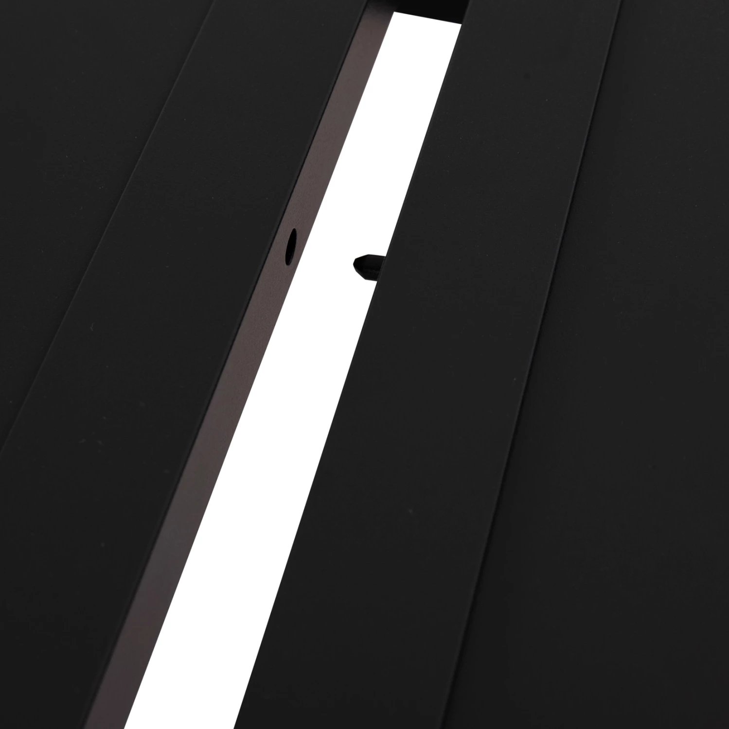 Tavolinë ngrënieje e zgjatshme KRUM, alumin, ngjyrë gri e errët, FH6277.03, 160-240x90x73cm