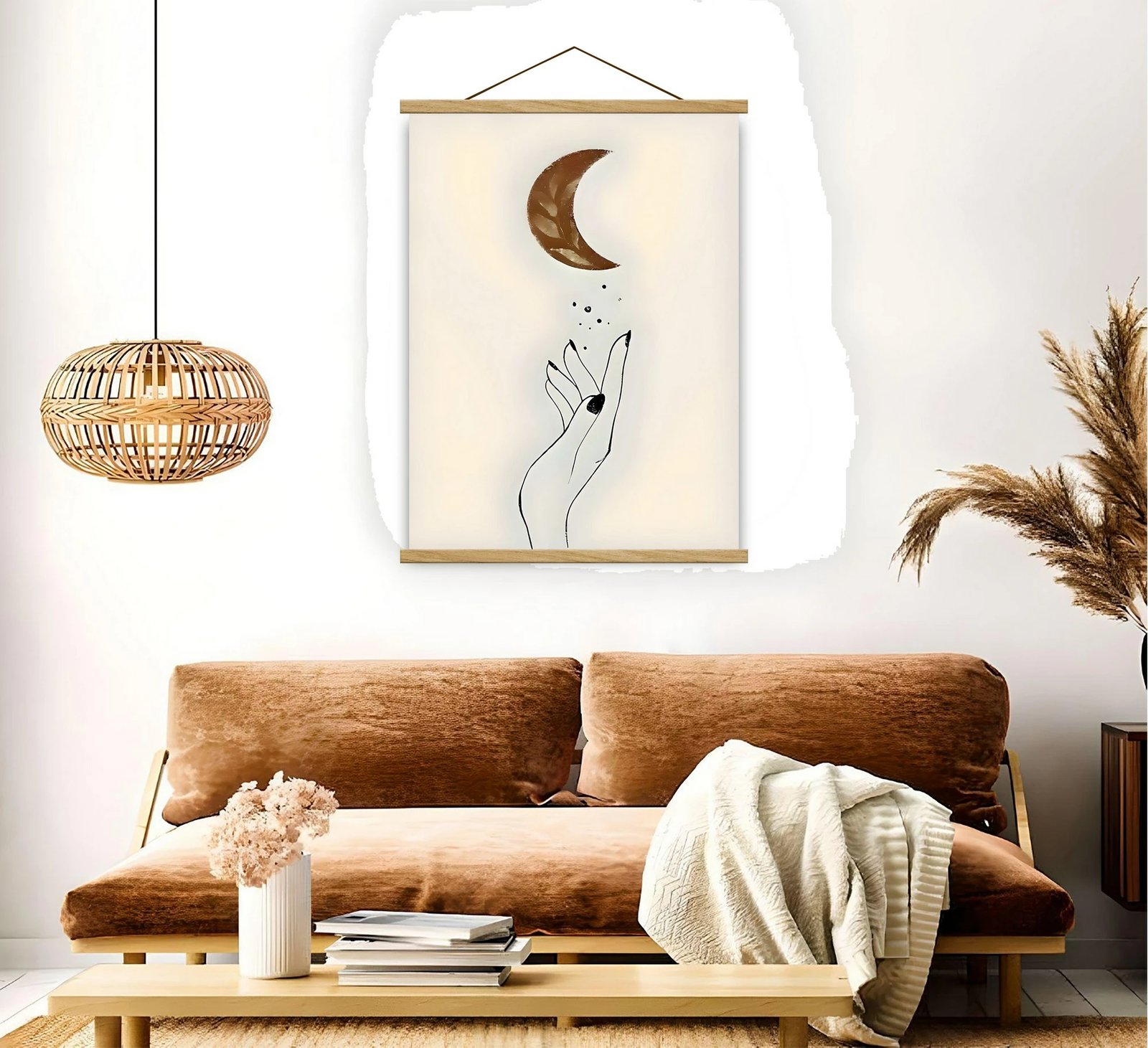 Pikturë dekorative me kornizë, Wallity, MRG13, shumëngjyrëshe, 50x70cm