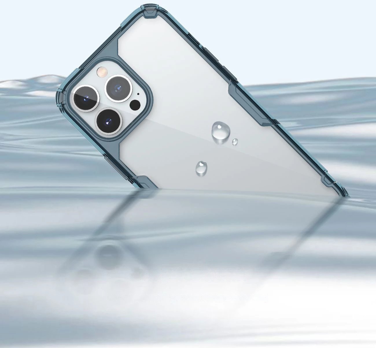 Mbështjellës Nillkin Nature Pro për iPhone 14 Pro Max, Transparent, i bardhë