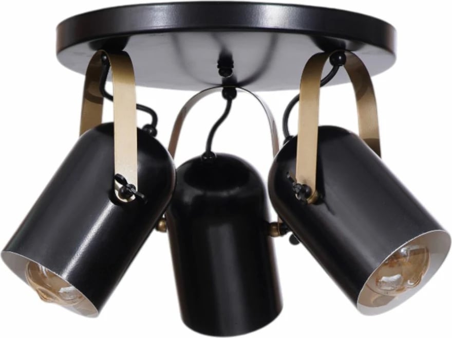 Llambadar metalik Opviq, 8995-3, ngjyrë e zezë dhe ari