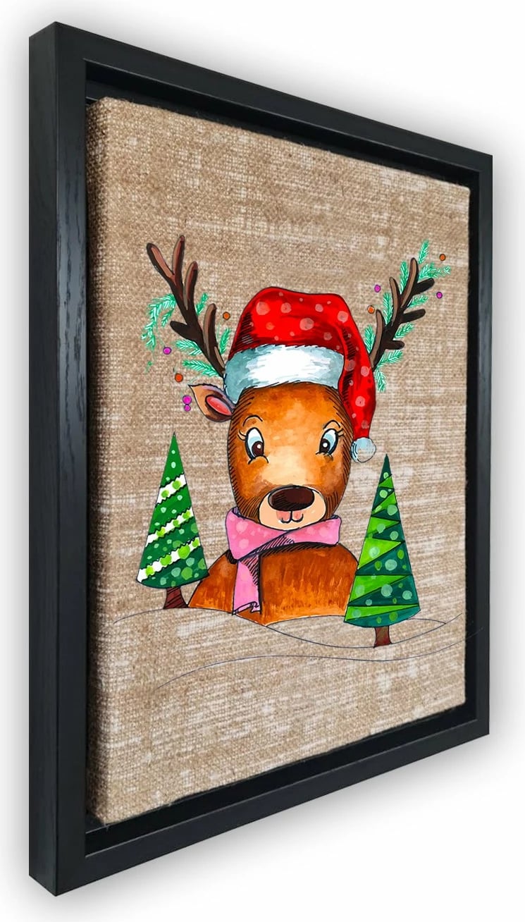 Pikturë dekorative në kanavacë me kornizë, shumëngjyrëshe, Wallity, LSJ800750_3646, 36x46cm