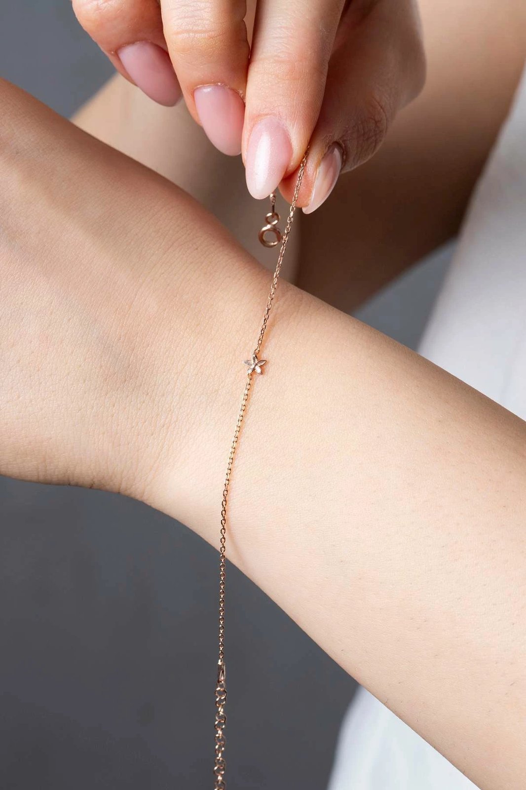 Byzylyk argjendi, ngjyrë rozë ari, Jumeon, ELKAB92332