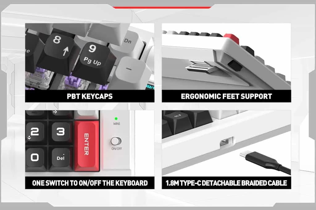 Tastierë MONKA KG991W