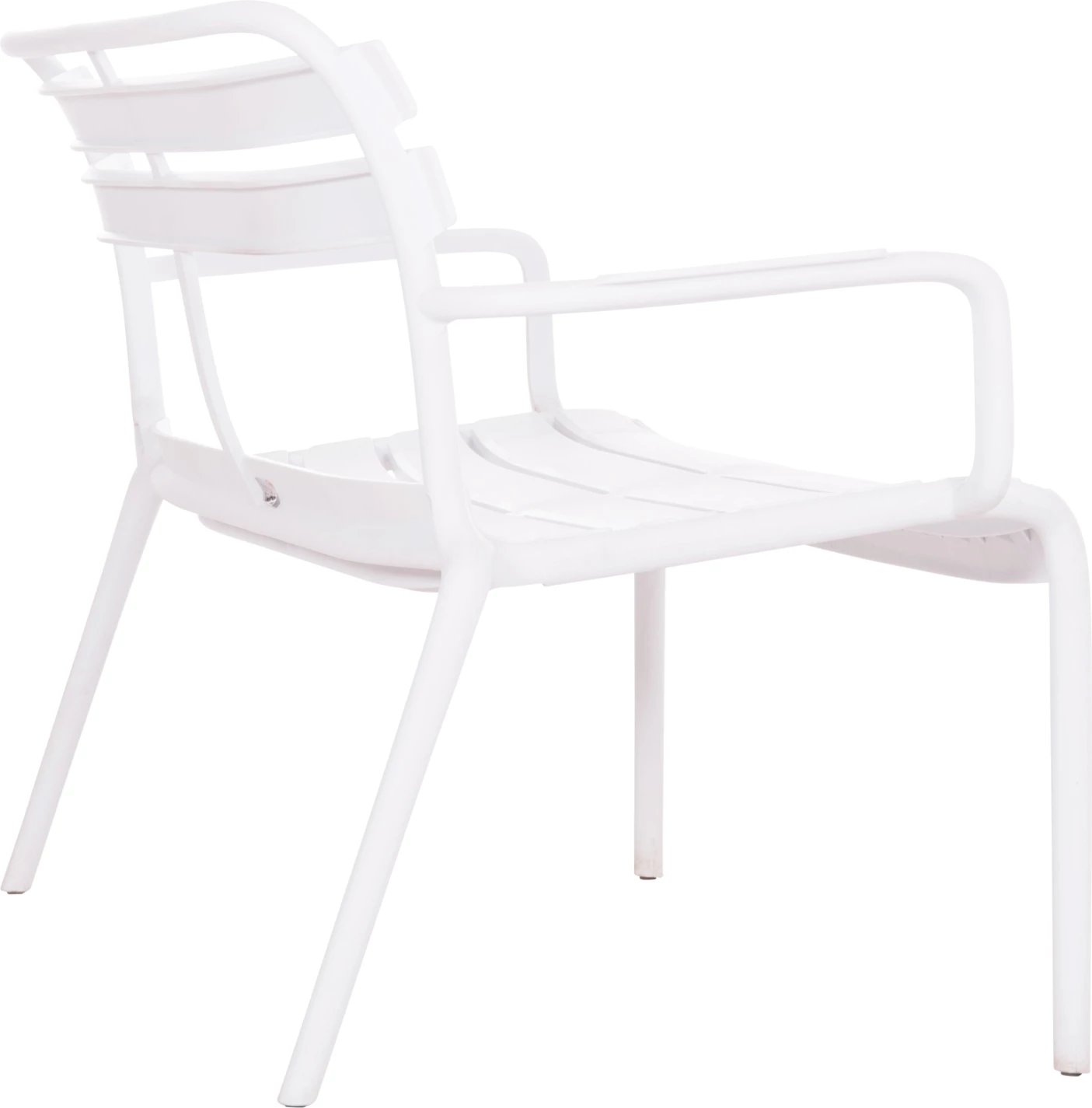 Stol dy vendësh KORVER, polipropilen, i bardhë, FH6332.01, 113x65x76cm