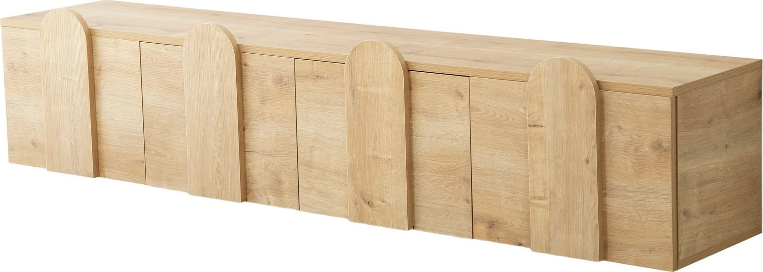 Komodë TV Hanah Home, New Line, ngjyrë lisi, 180x45x35cm