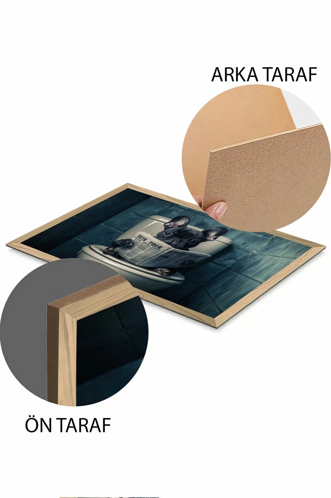 Pikturë dekorative, shumëngjyrëshe, Wallity, Arthynmodelyty3348-40, 33x48cm