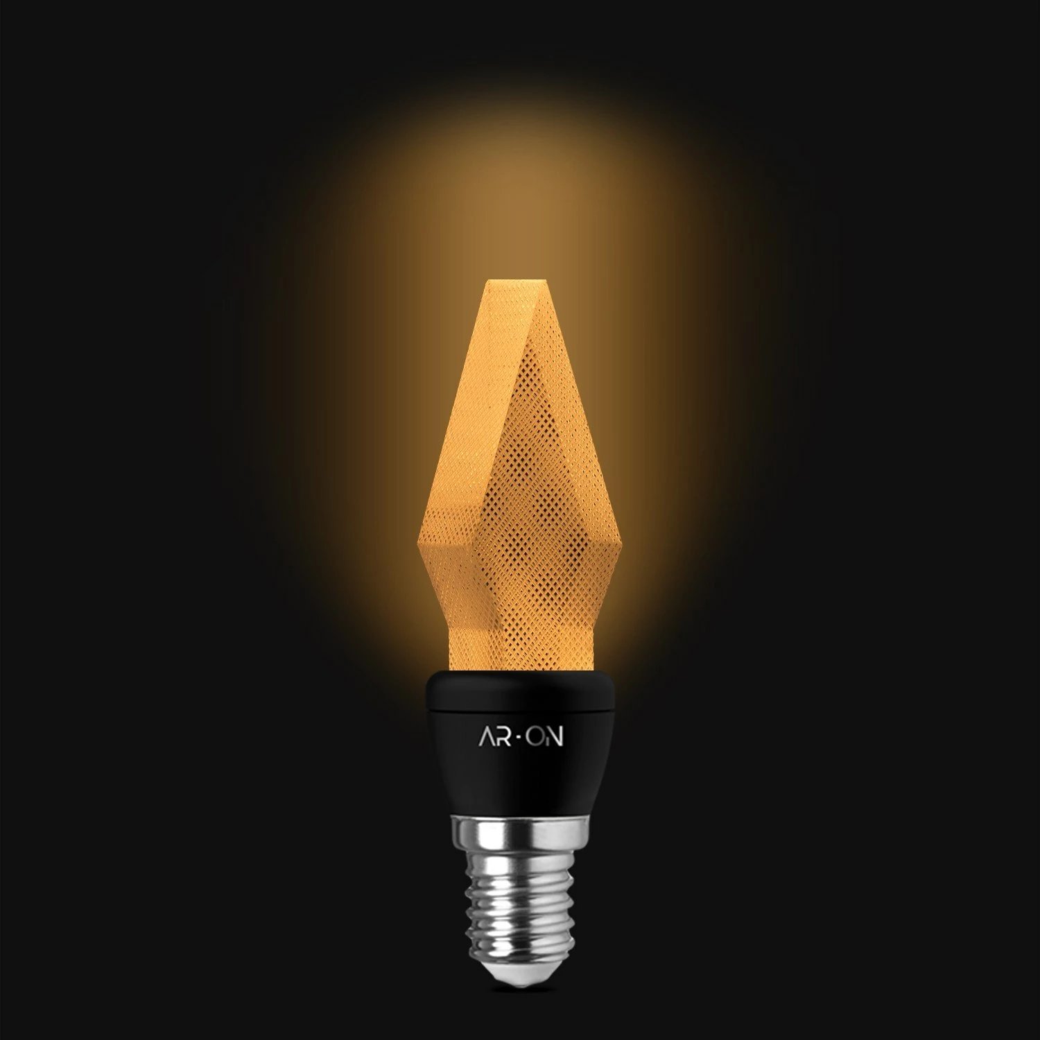 Llambë LED Opviq, Ar-On Mod1004 - 2200/14, e zezë, 3.8x12cm