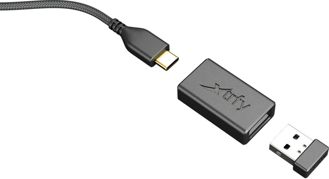 Maus Cherry XTRFY M42 RGB, Ambidextrous, Optical, RF Wireless + USB Type-C, 19000 DPI, Bardhë Maus Cherry XTRFY M42 RGB, Ambidextrous, Optical, RF Wireless + USB Type-C, 19000 DPI, Bardhë