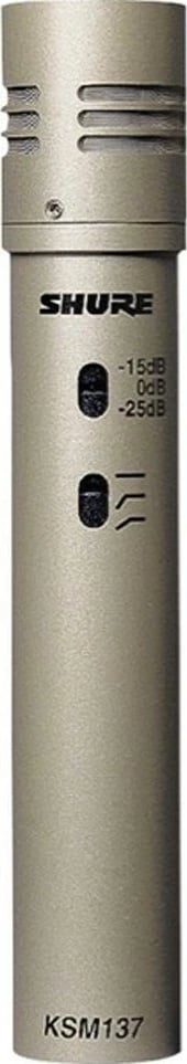 Mikrofon studio SHURE KSM137/SL, me kabllo, kardioid, Gold