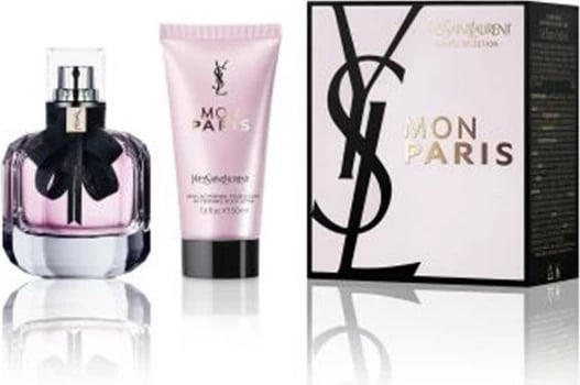 Set Eau De Parfum & Locion trupi Yves Saint Laurent Mon Paris, 100 ml