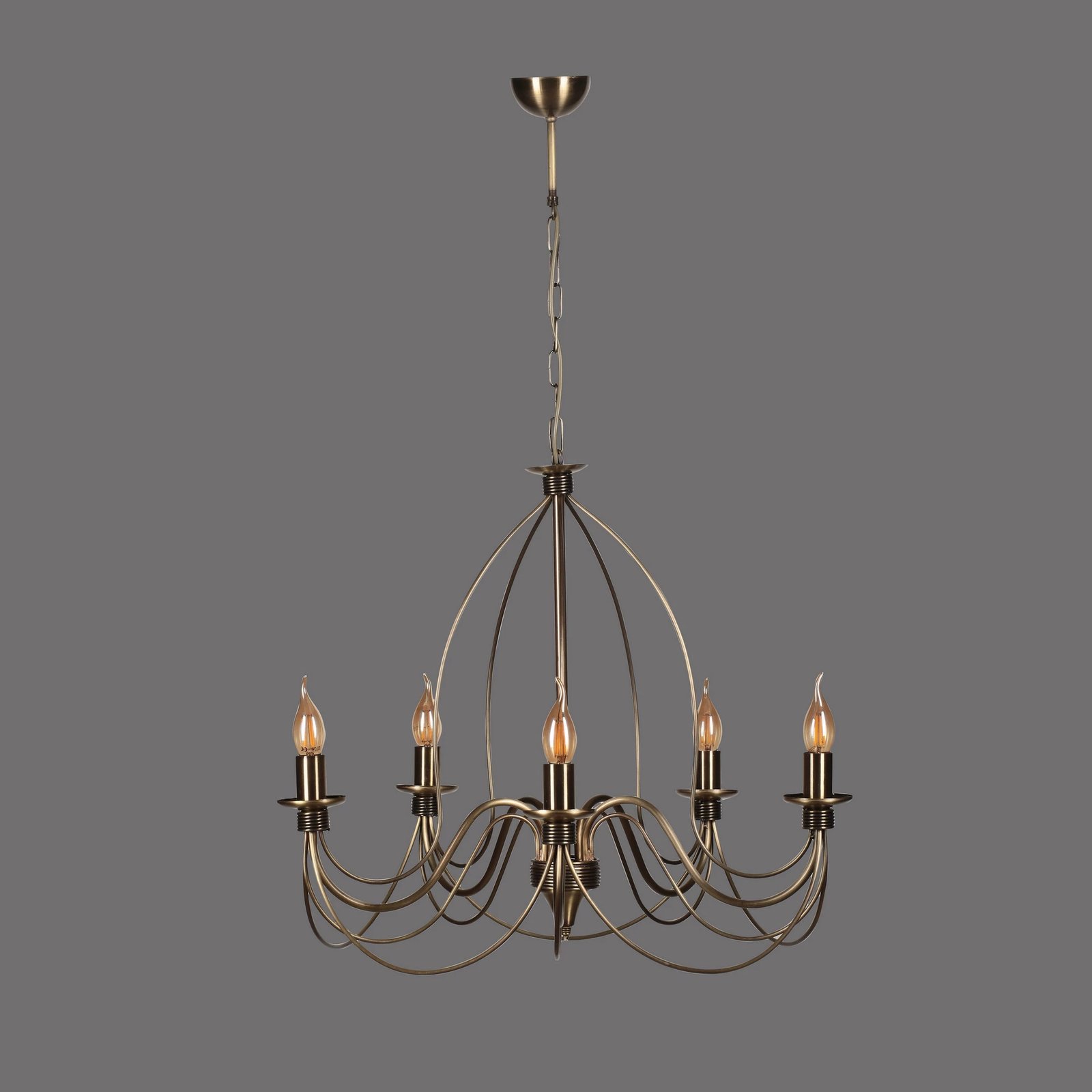 Llambë tavani Opviq, Berfin 5 Li, stil rustik eskitme