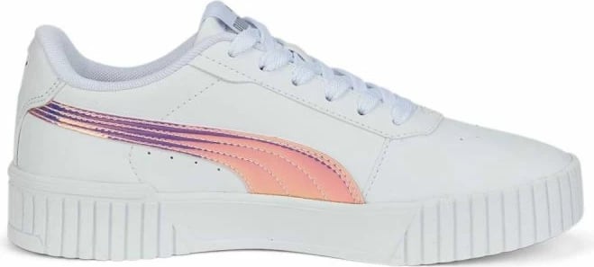 Atlete për femra dhe fëmijë Puma Carina 2.0 Holo Jr, të bardha