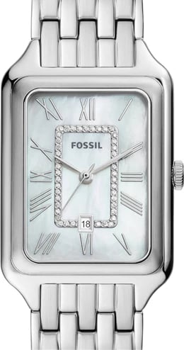 Orë dore FOSSIL ES5306 për femra, argjendi