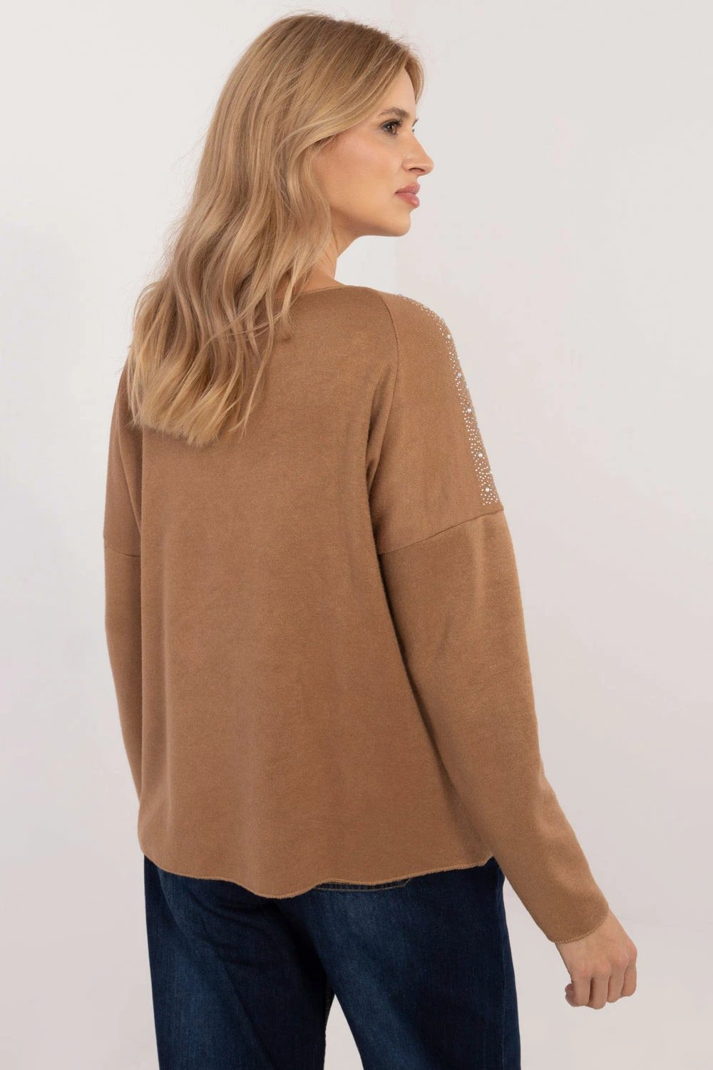 Xhemper për femra Italy Moda 202741, kafe