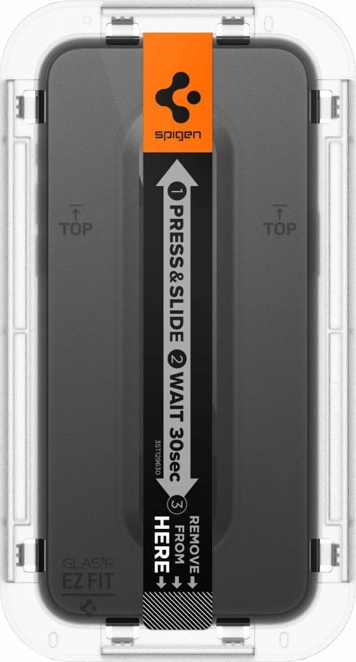 Xham i temperuar Spigen Glas.tR EZ Fit FC për iPhone 15 Plus, 2 copë, Zi