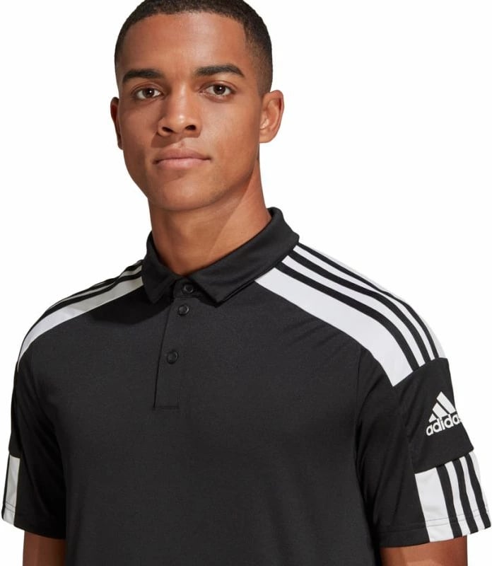Maicë polo për meshkuj adidas, e zezë
