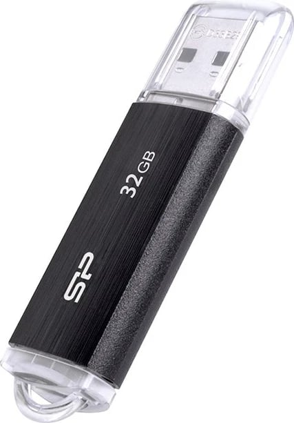 USB Silicon Power, 32 GB USB Type-A 2.0, e zezë
