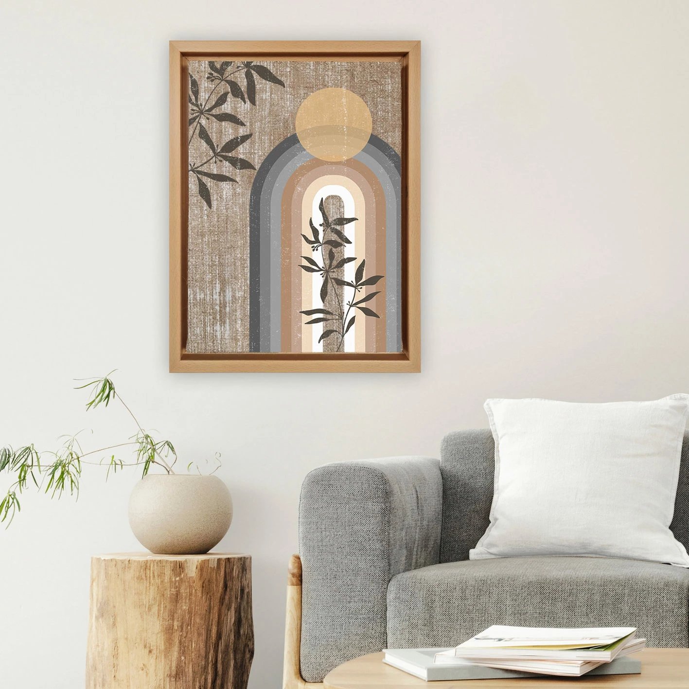 Pikturë dekorative në kanavacë, shumëngjyrëshe, Wallity, LNJ71804047913, 36x46cm