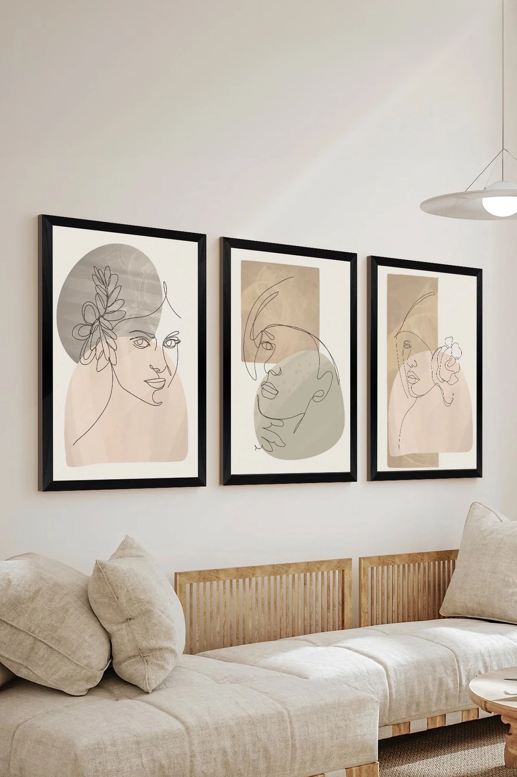 Set pikturash dekorative (3 copë), Wallity, Artsycllct26