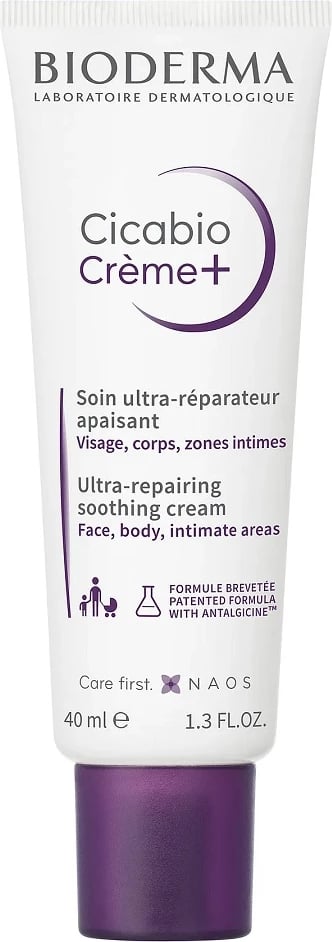 Krem fytyre riparues dhe qetësues Bioderma Cicabio Creme+, 40ml