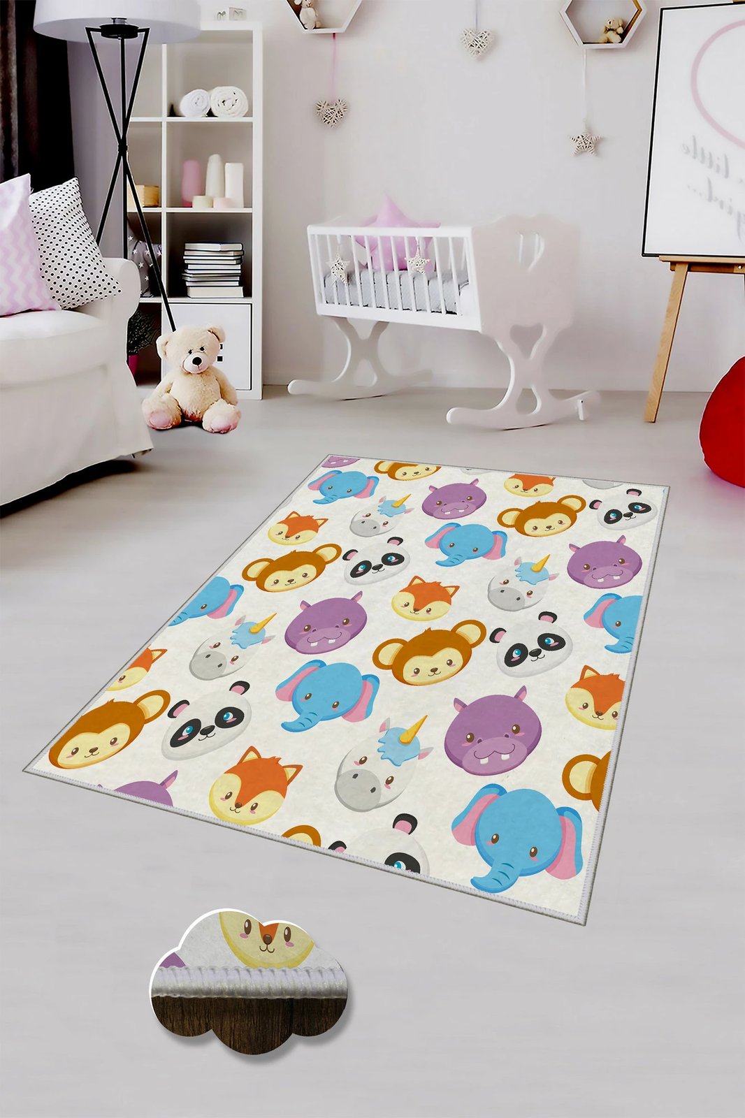 Qilim shumëngjyrësh për fëmijë, Conceptum Hypnose, WOOKECE140, 50x80cm