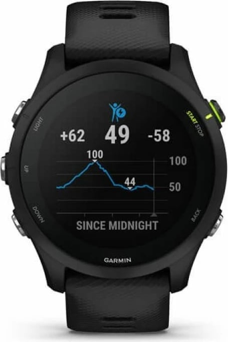 Orë sportive Garmin, e zezë