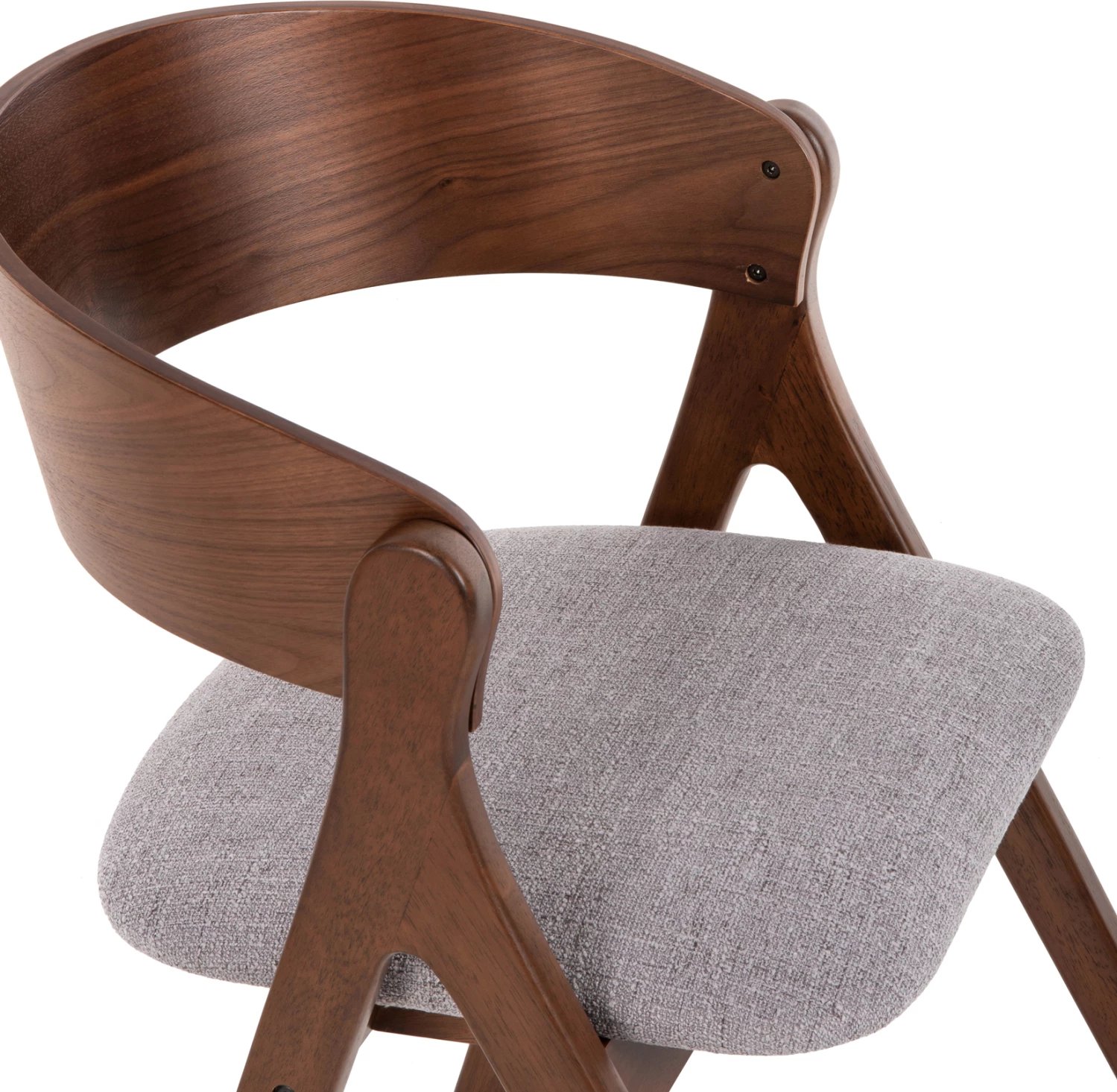 Karrige ngrënieje NEKKER FH9739.01 dru gome, ngjyrë arre, set prej 2 copë