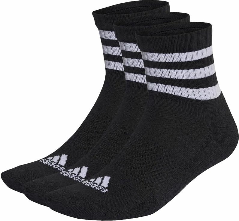 Çorape sportive adidas për meshkuj dhe femra, të zeza