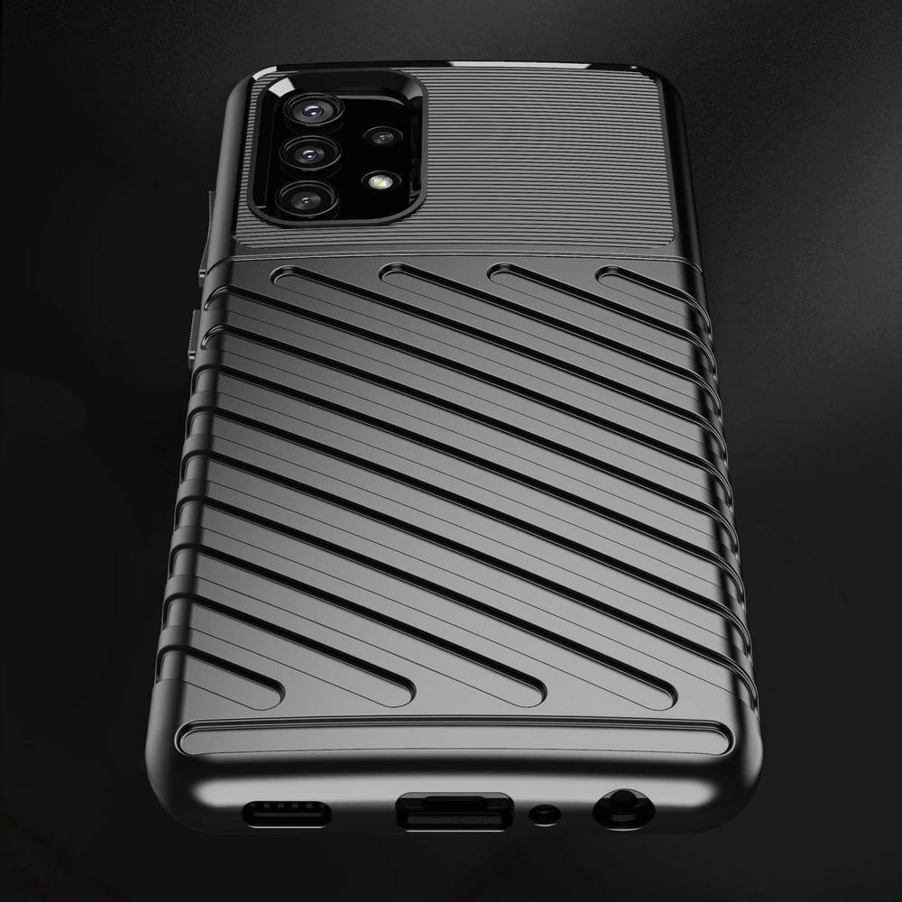 Mbështjellës Hurtel Thunder Case për Samsung Galaxy A72 4G, TPU, Blu