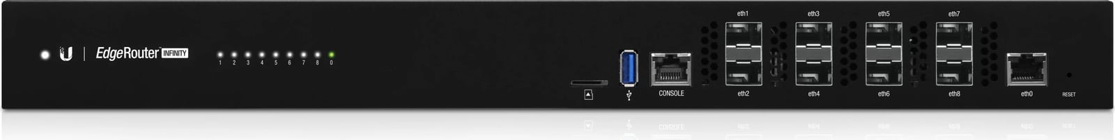 Router Ubiquiti EdgeRouter ER-8-XG, Managed, L3, Rack mounting, 1U