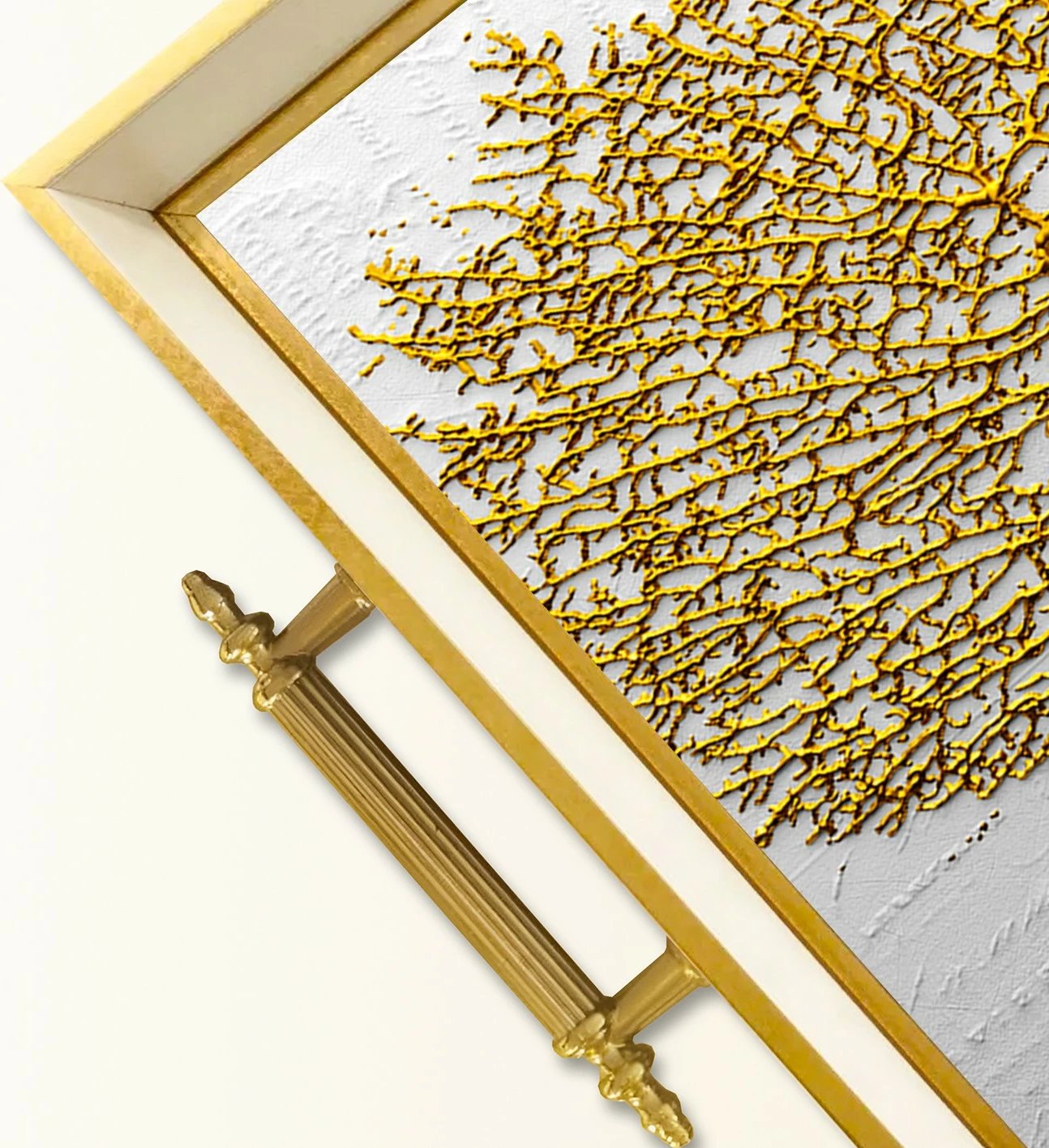 Tabaka xhami Aberto Design, shumëngjyrëshe, TPB9943, 50x29x3.5cm