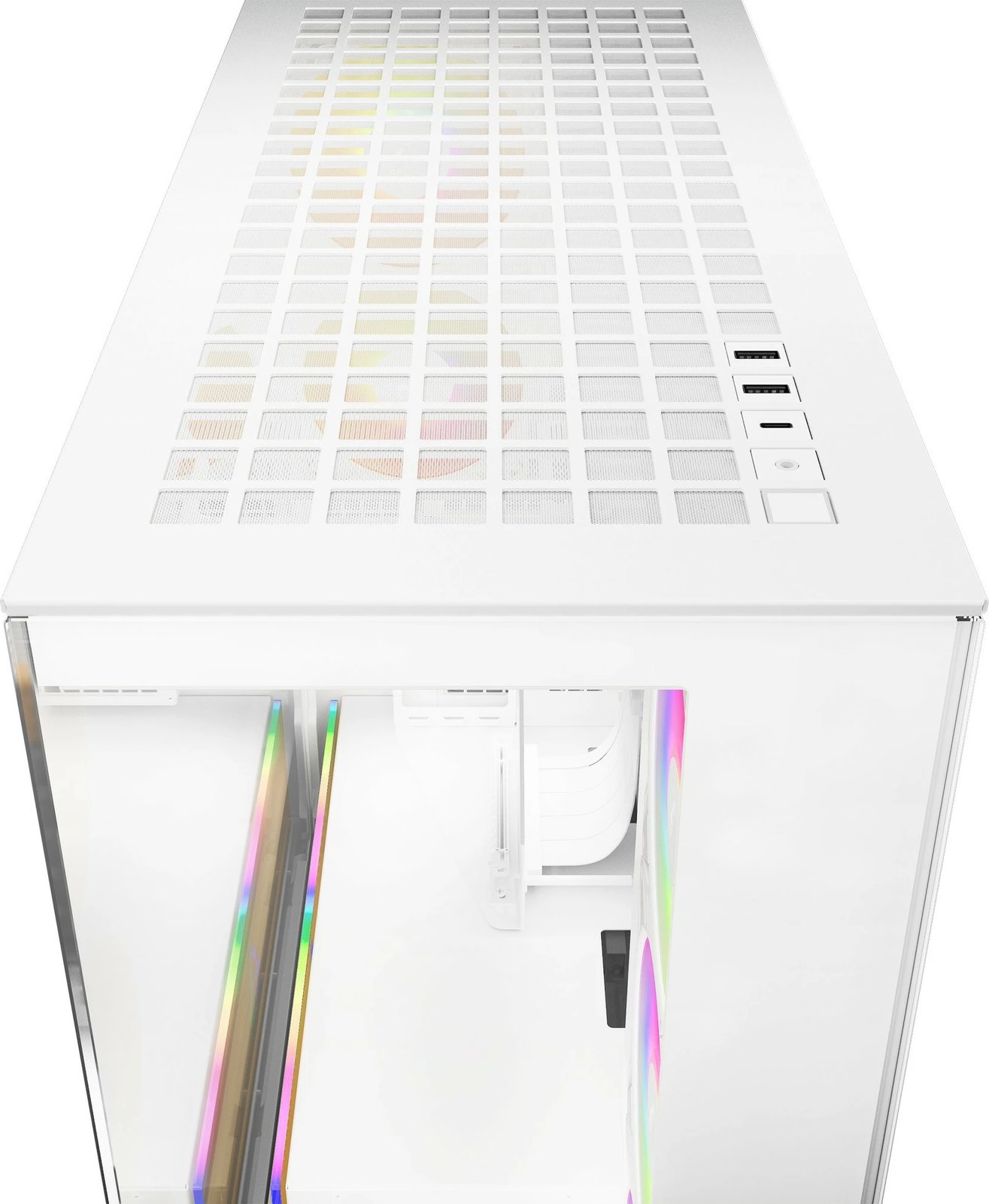 Kasë ARCTIC Xtender, Midi Tower, xham i temperuar, RGB, e bardhë