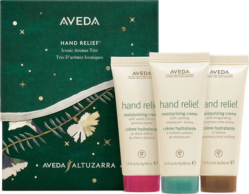 Set krem për duar Aveda Hand Relief Moisturizing Cream për femra 3x40ml