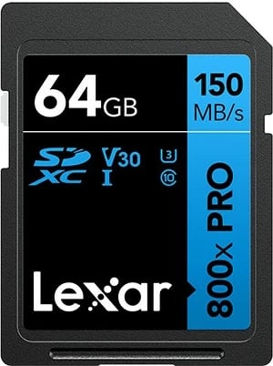 Kartelë memorie Lexar 800x Pro 64GB SDXC 150MB/s