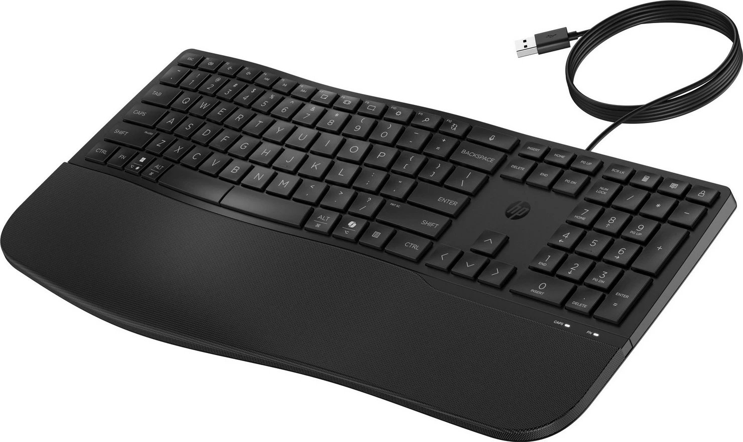 Tastierë HP 480 Comfort, USB, e zezë