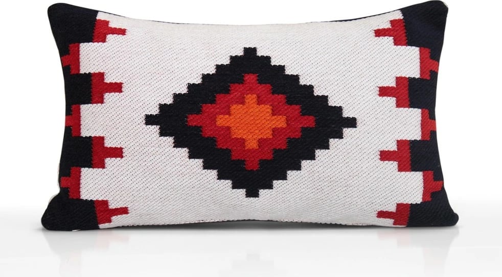 Jastëk Evila Originals, Rustic v2, i bardhë, 58x33cm