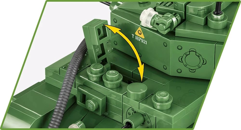 Set ndërtimi Cobi Klocki Cromwell Mk.IV, 544 pjesë, me figurë, Jeshile