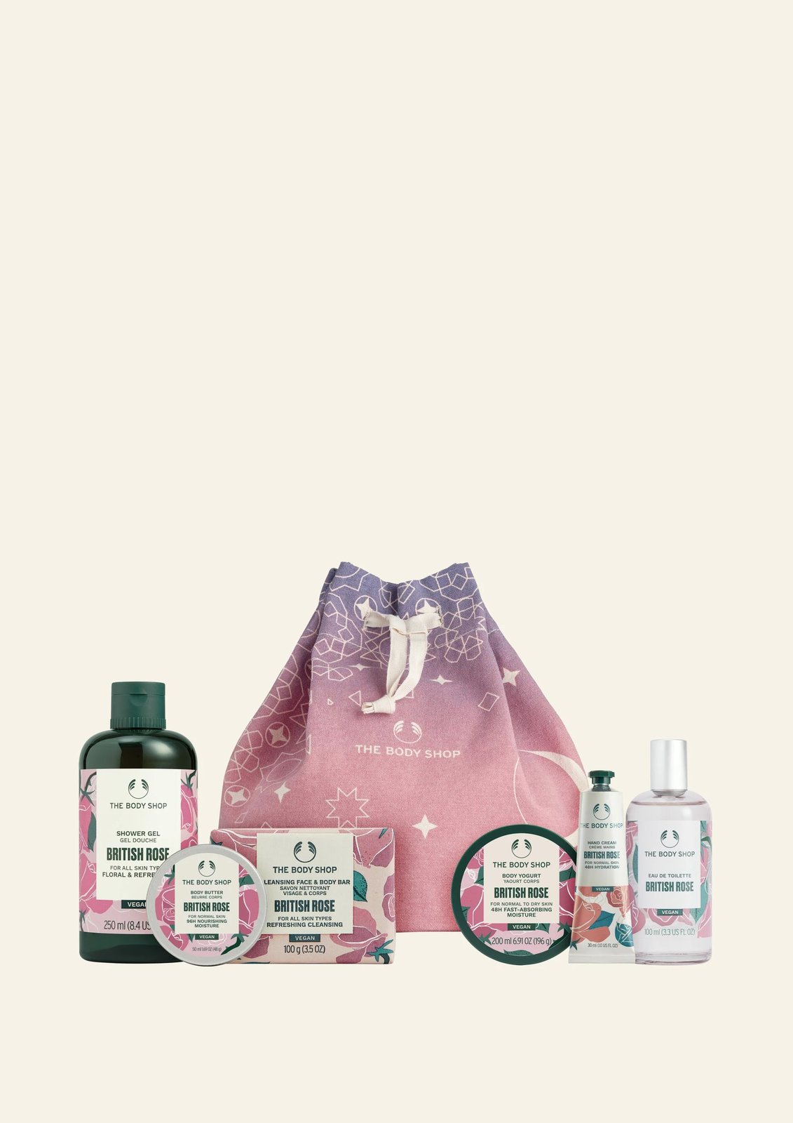 Set i Madh për Dhuratë me Trëndafil Britanik 1 Copë