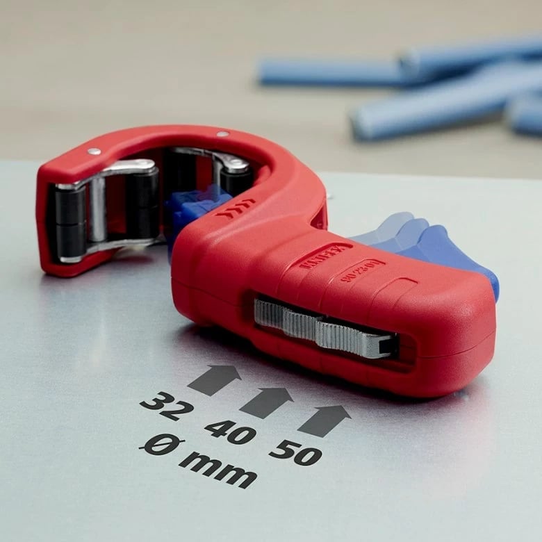 Prerës tubash manual Knipex 90 23 01 BK, Blu