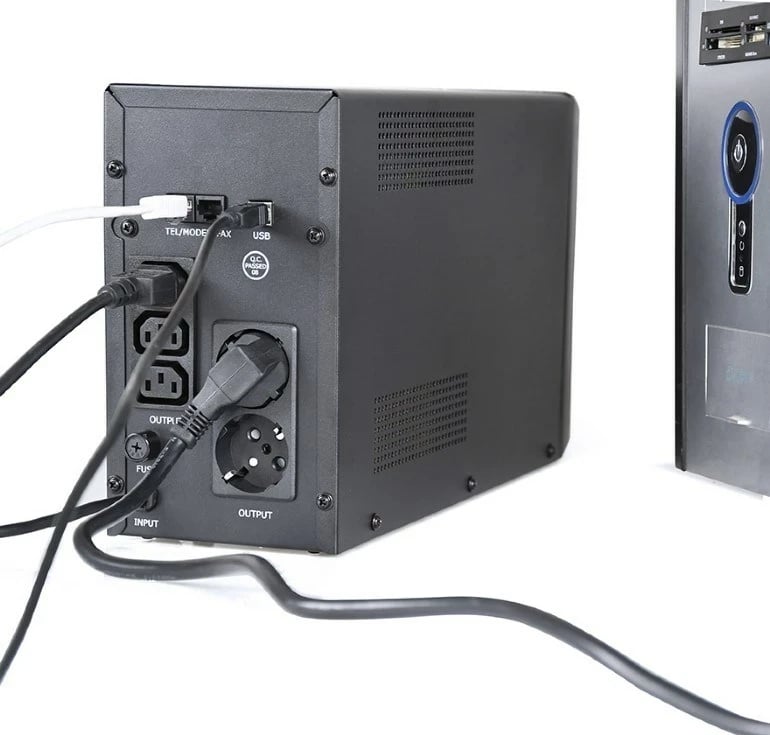 Furnizues me energji elektrike Gembird, EG-UPS-035, 1200 W  Furnizues me energji elektrike Gembird, EG-UPS-035, 1200 W