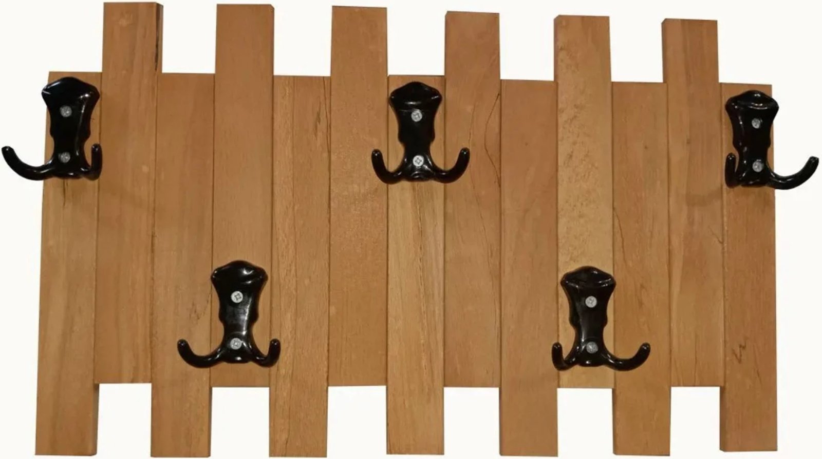 Varëse palltosh druri, Skye Decor, MYM08, ngjyrë kafe, 51x31cm