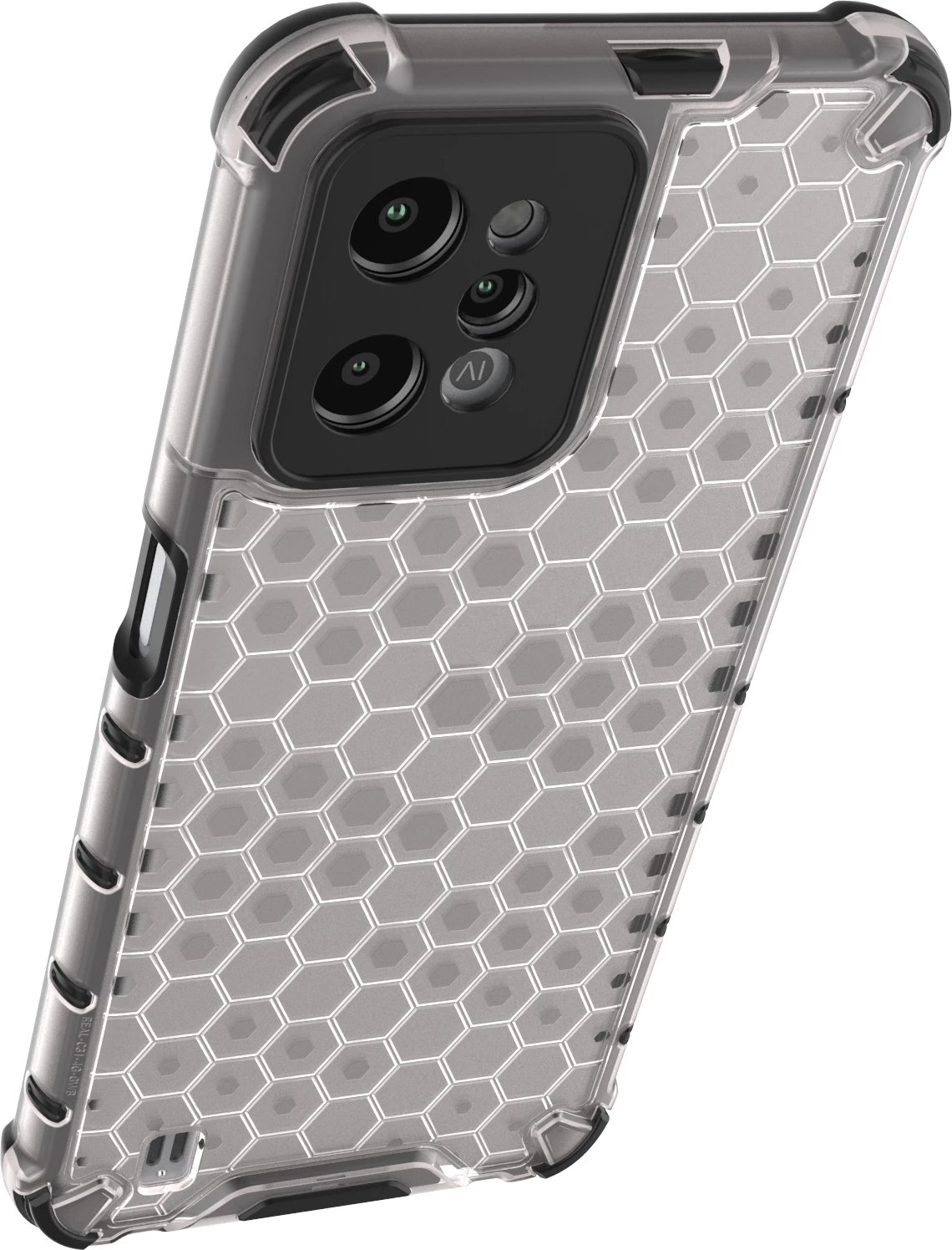 Mbështjellës Hurtel Honeycomb për Realme C31, Transparent Mbështjellës Hurtel Honeycomb për Realme C31, Transparent