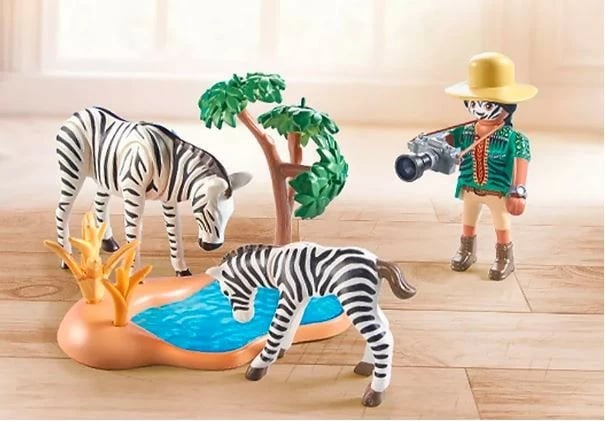 Set figurash Playmobil Wiltopia 71295 Safari Trip me fotografe kafshësh, plastikë