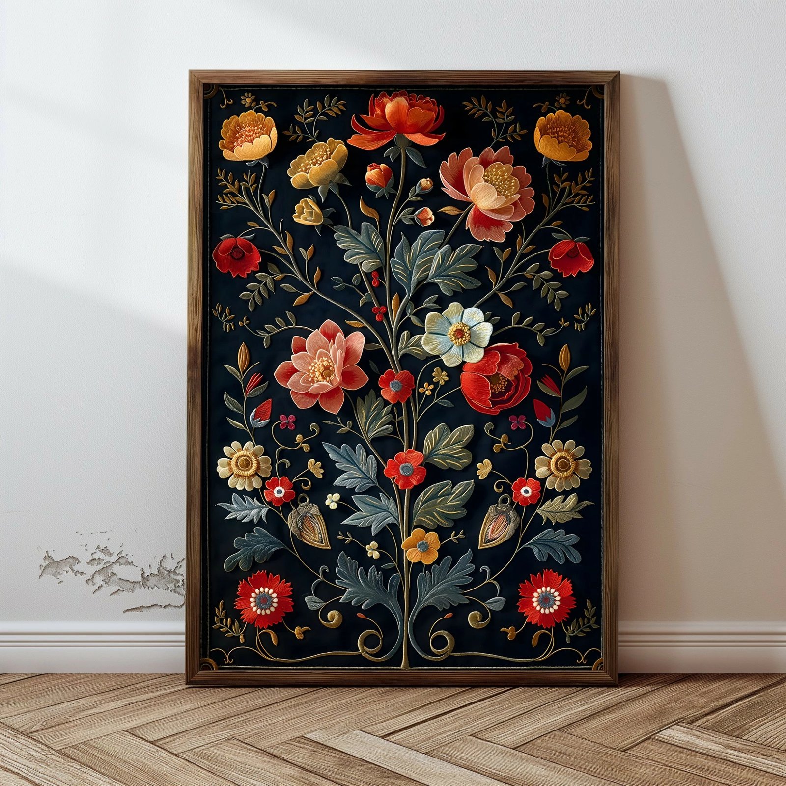 Pikturë dekorative me kornizë MDF, shumëngjyrëshe, GE211-L