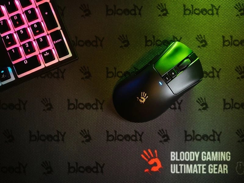 Maus A4-Tech Bloody R73 Ultra, wireless, 8 butona, 26000 CPI, i zi