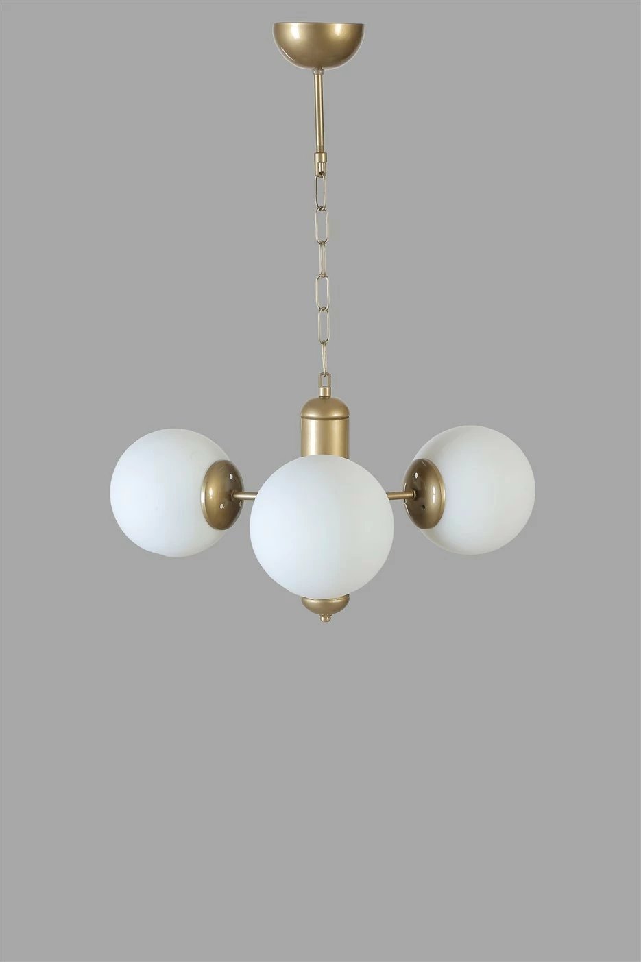 Llambë tavani Opviq Bankok, 3 llampa, ngjyrë e bardhë dhe ari Llambë tavani Opviq Bankok, 3 llampa, ngjyrë e bardhë dhe ari