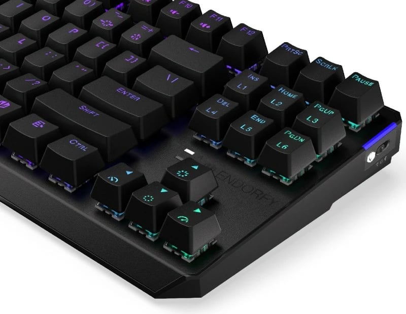 Tastierë Endorfy Thock TKL EY5A080 - WiFi, BT, USB, e zezë