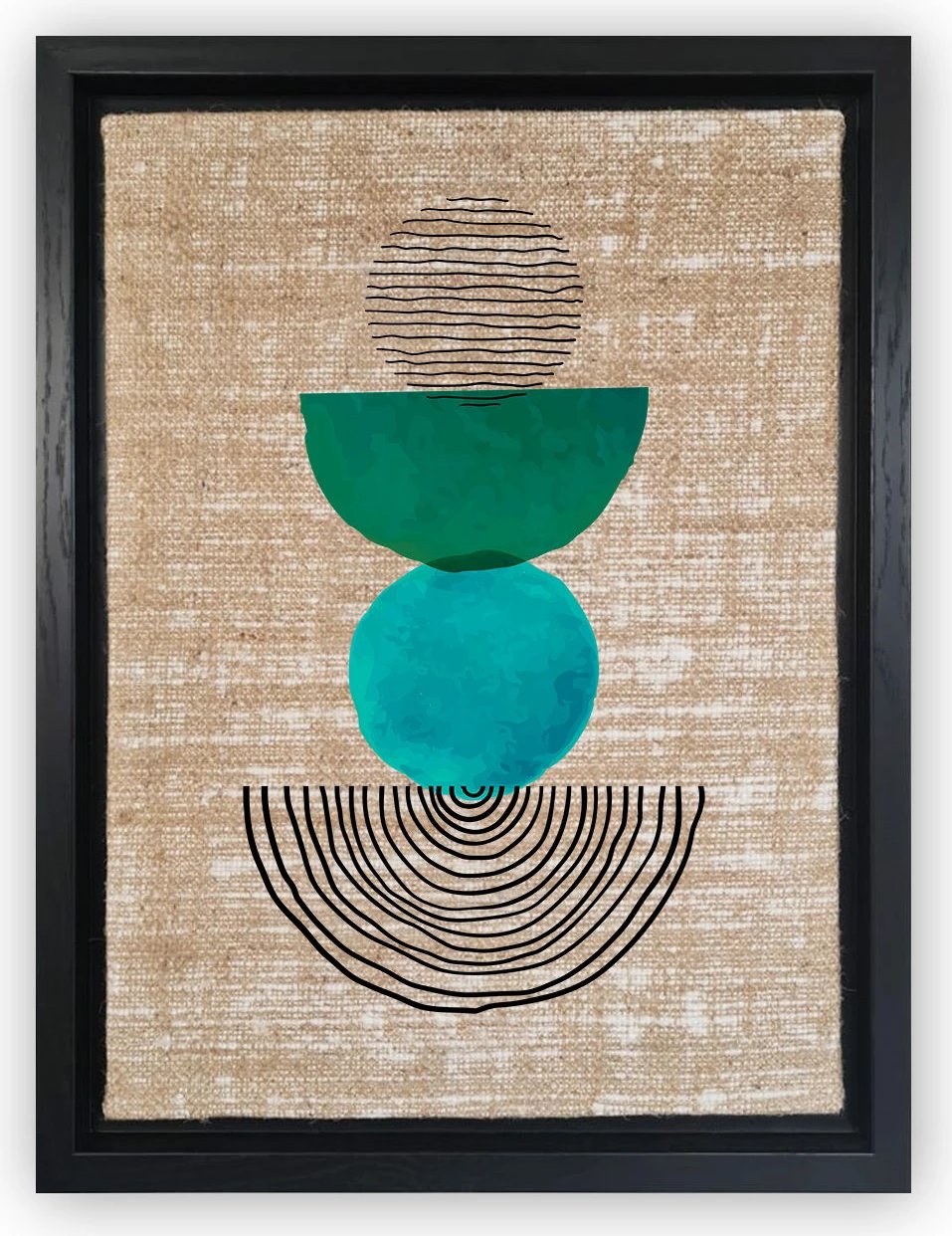 Pikturë dekorative në kanavacë, shumëngjyrëshe, Wallity LSJ219906277903 - 6696, 66x96cm